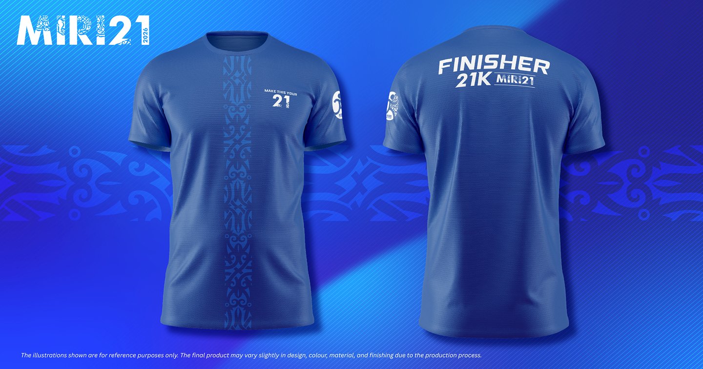 MIRI21 2026 21k Finisher Tee